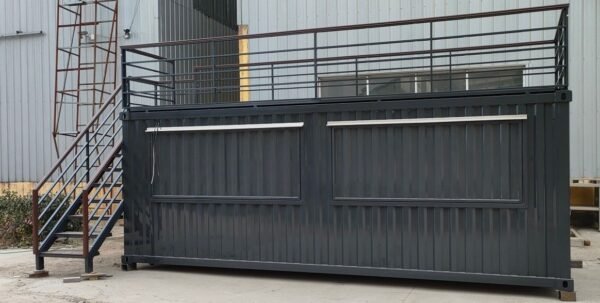 19ft Container Bar with roof patio